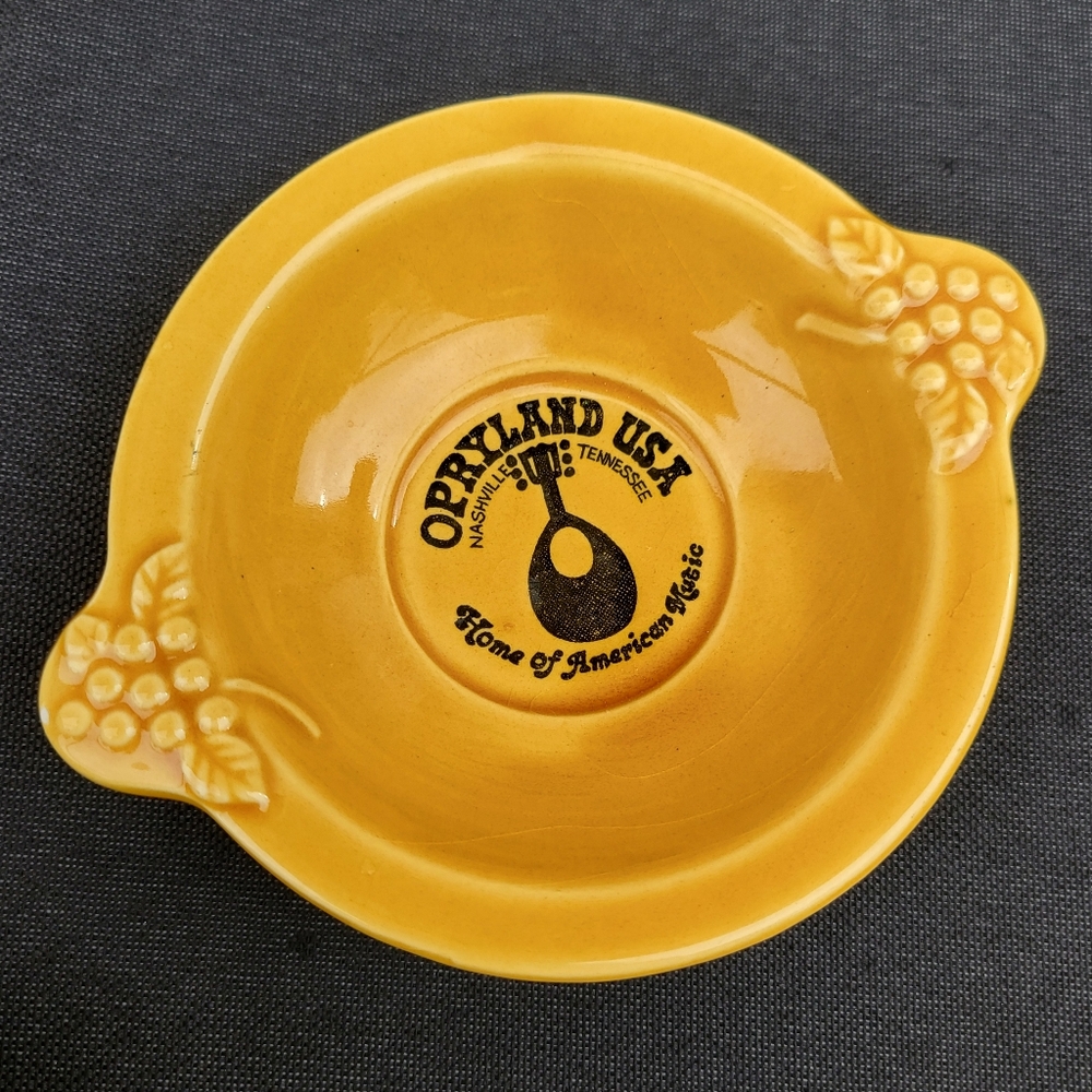 Opryland Souvenir Dish & Cedar Point Small Mug ~ TN OH ~ SEE NOTES! FINAL PRICE